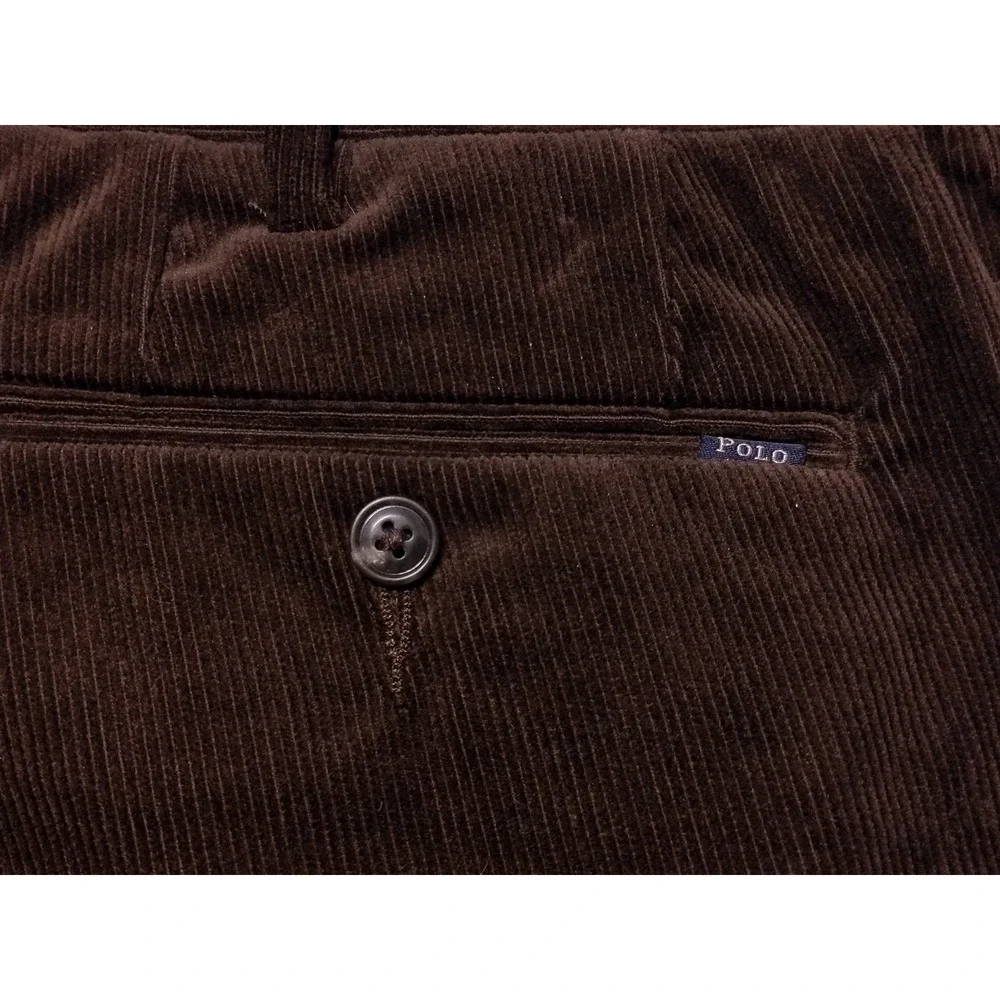 POLO RALPH LAUREN‎ Corduroy Pants Brown ~ 36 x 30